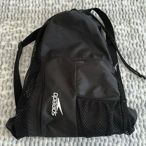 Speedo deluxe ventilator mesh bag black